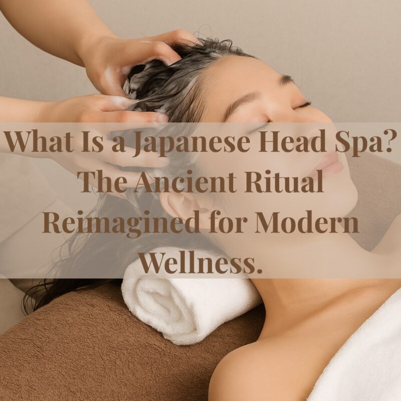What Is a Japanese Head Spa? The Ancient Ritual Reimagined for Modern Wellness.