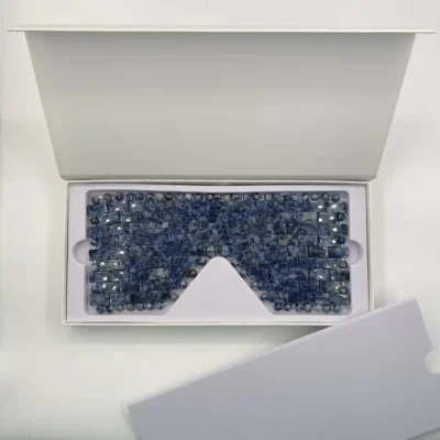 blue spotted jasper eye mask