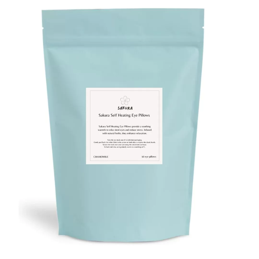 chamomile self heating eye pillows