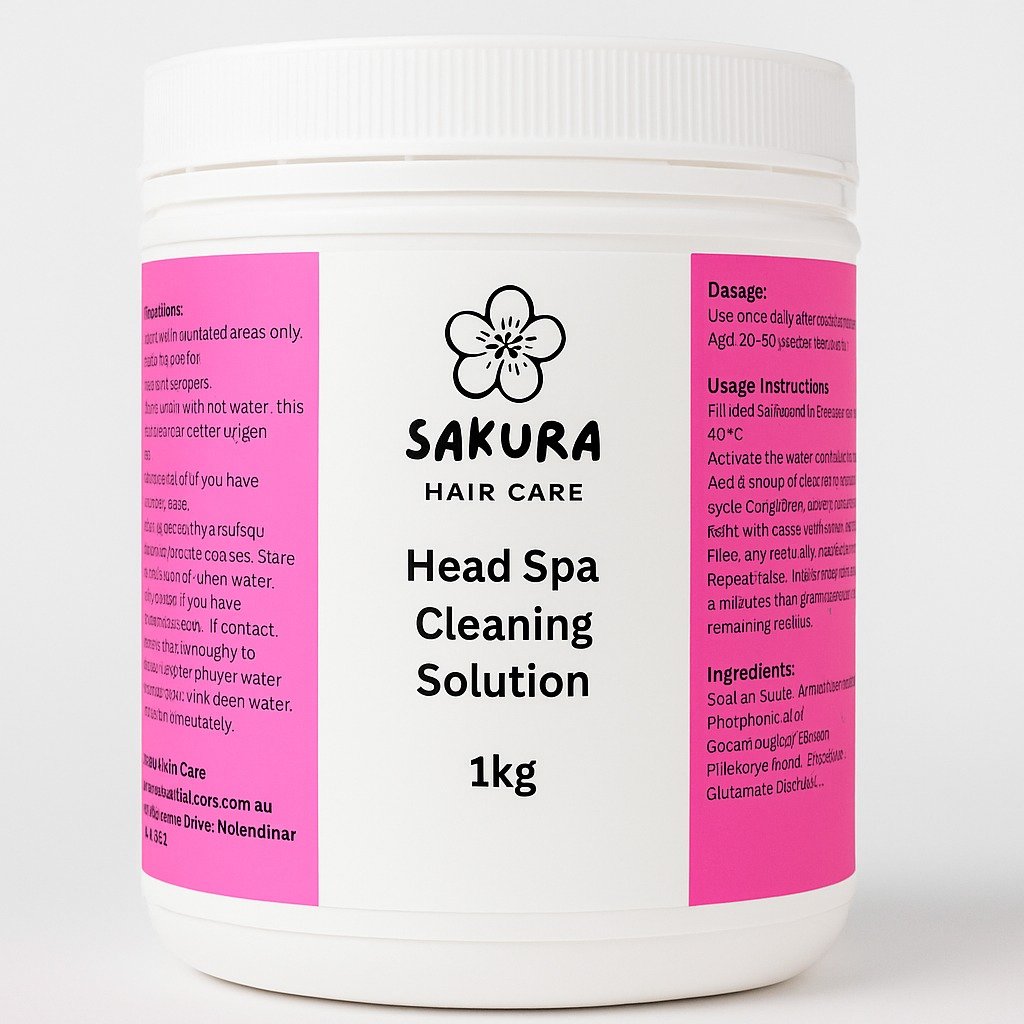 Head Spa Cleaning Solution 1kg professional equipment cleaner
